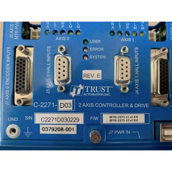 KLA-Tencor 0379206-001 Trust Automation C-2271-D03 2 Axis Controller & Drive